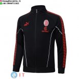 Giacca Full Zip Allenamento AC Milan 25-26 Nero I Rosso