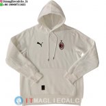 Giacca Felpa Cappuccio AC Milan 25-26 Bianco Giallo