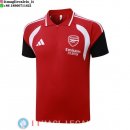 POLO Maglia Arsenal 2026/2027 Rosso Nero Bianco