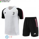 Formazione Set Completo Maglia Juventus 2023/2024 Bianco Nero Rosa