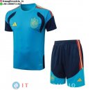 Formazione Set Completo Maglia Spagna 2026 Blu Luce