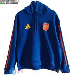 Felpa con Cappuccio Spagna 2026 Blu Rosso
