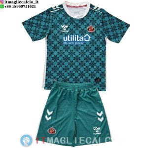Maglia Bambino Sunderland Portiere 2025/2026 Verde