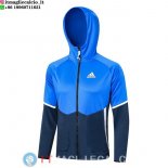 Giacca Felpa Cappuccio Adidas 2023 Blu