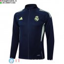 Giacca Lunga Zip Real Madrid 2025/2026 Blu II Navy