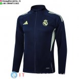 Giacca Lunga Zip Real Madrid 2025/2026 Blu II Navy