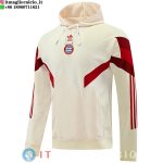 Giacca Felpa Cappuccio Bayern Monaco 25-26 Giallo Rosso Giacca Felpa Cappuccio Bayern Monaco 25-26 Giallo Rosso