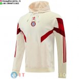 Giacca Felpa Cappuccio Bayern Monaco 25-26 Giallo Rosso