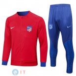 Giacca Set Completo Atletico Madrid 22-23 Rosso Blu