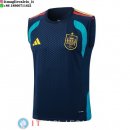 Senza Maniche Maglia Spagna 2026 Blu