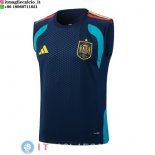 Senza Maniche Maglia Spagna 2026 Blu