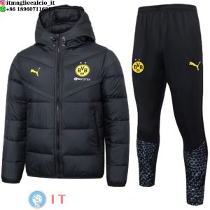 Giacca in Cotone Set Completo Borussia Dortmund 23-24 Nero
