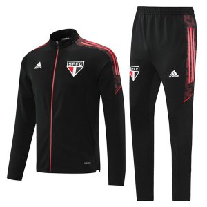 Giacca Set Completo Sao Paulo 2021/2022 Nero Rosso