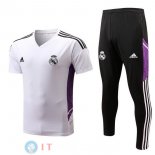 Formazione Maglia Set Completo Real Madrid 2022/2023 Nero Purpureo