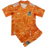 Maglia Bambino Messico Portiere Coppa Del Mondo 2022 Arancione