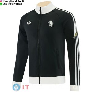 Giacca Lunga Zip Juventus 2026/2027 Nero Giallo