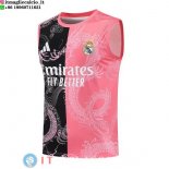 Senza Maniche Maglia Real Madrid 2025/2026 Nero Rosa