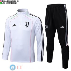Felpa Da Allenamento Set Completo Juventus 25-26 Bianco Nero