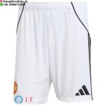 Thailandia Pantaloni Manchester United Prima 2025/2026