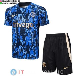 Formazione Maglia Set Completo Chelsea 2023/2024 Blu Nero Giallo