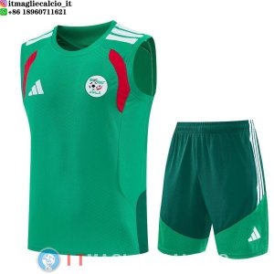 Senza Maniche Set Completo Algeria 2026 Verde