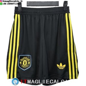 Thailandia Pantaloni Manchester United Terza Giocatori 2025/2026