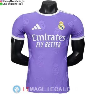 Thailandia Maglia Real Madrid Speciale Giocatori 2025/2026 Purpureo III Bianco