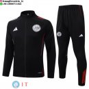 Giacca Full Zip e Pantaloni Allenamento Ajax 2025/2026 Nero