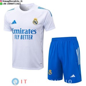 Formazione Maglia Set Completo Real Madrid 2025/2026 Bianco Blu