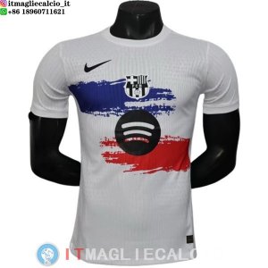 Thailandia Maglia Barcellona Speciale Giocatori 2025/2026 Bianco Blu Rosso
