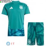 Maglia Bambino Germania Portiere 2026 Verde Maglia Bambino Germania Portiere 2026 Verde