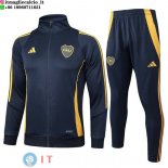 Giacca Set Completo Lunga Zip Boca Juniors 24-25 Blu Navy