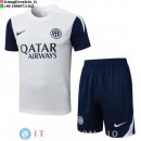 Formazione Set Completo Maglia Inter Milan 2025/2026 Bianco I Blu