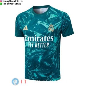 Formazione Maglia Real Madrid 2026/2027 Verde Bianco