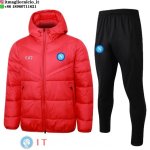 Giacca in Cotone Set Completo Napoli 23-24 Rosso Nero Giacca in Cotone Set Completo Napoli 23-24 Rosso Nero