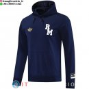 Giacca Felpa Cappuccio Real Madrid 2025/2026 Blu Navy
