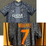 NO.7 Mbappé Thailandia Maglia Paris Saint Germain Terza 2023/2024 UCL Font
