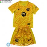 Maglia Bambino Barcellona Portiere 2024/2025 Giallo
