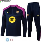 Felpa Da Allenamento Set Completo Bambino Barcellona 25-26 Nero I Purpureo Felpa Da Allenamento Set Completo Bambino Barcellona 25-26 Nero I Purpureo