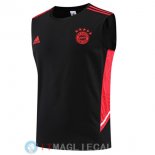 Senza Maniche Maglia Bayern Monaco 2022/2023 Nero II Rosso