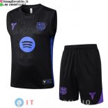 Senza Maniche Set Completo Maglia Barcellona 2025/2026 Nero I Purpureo Senza Maniche Set Completo Maglia Barcellona 2025/2026 Nero I Purpureo