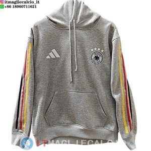 Felpa con Cappuccio Germania 2026 Grigio