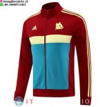 Giacca Lunga Zip AS Roma 24-25 Rosso