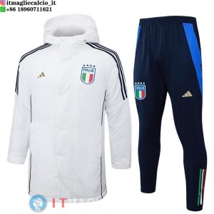Giacca in Cotone Set Completo Italia 2025 Bianco Nero