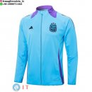 Giacca Lunga Zip Argentina 2024 Blu Purpureo