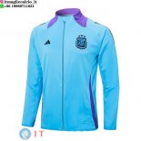 Giacca Lunga Zip Argentina 2024 Blu Purpureo