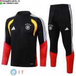 Felpa Da Allenamento Set Completo Bambino Germania 2026 Nero Rosso