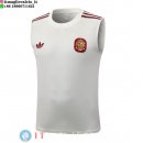 Senza Maniche Maglia Spagna 2026 Giallo Bianco