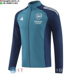 Giacca A Vento Arsenal 25-26 Blu Verde Giacca A Vento Arsenal 25-26 Blu Verde