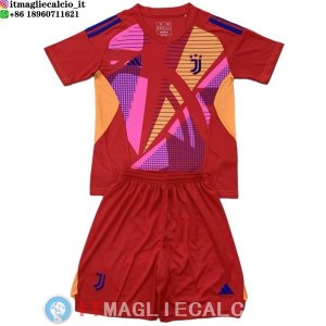Maglia Portiere Set Completo Uomo Juventus 2024/2025 Rosso